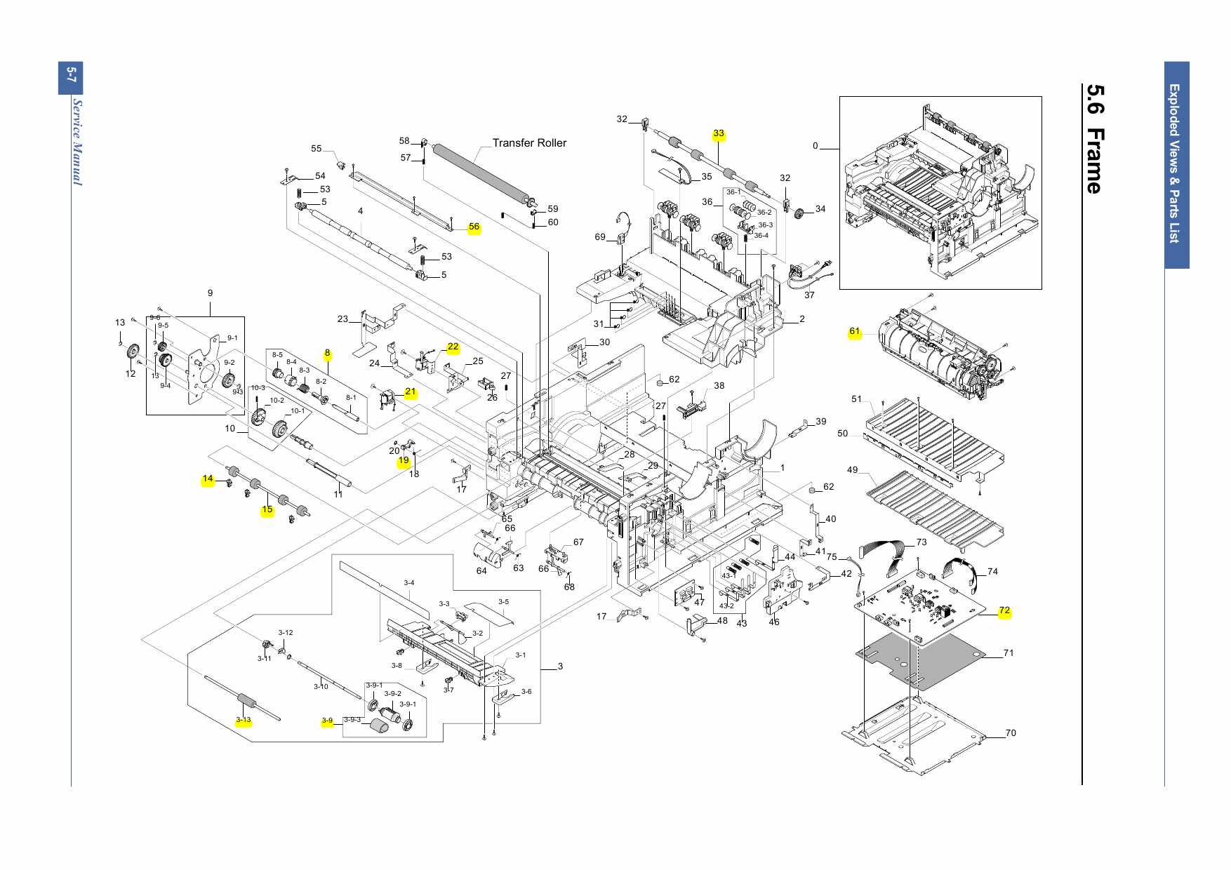 Xerox Phaser 3428 Parts List Manual-5